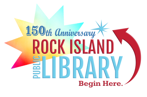 Rock Island Public Library 150th Logo 