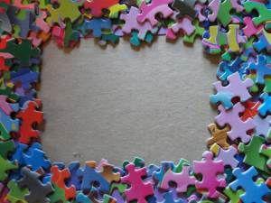 puzzle piece frame