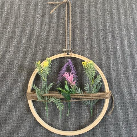 flower wall hanging