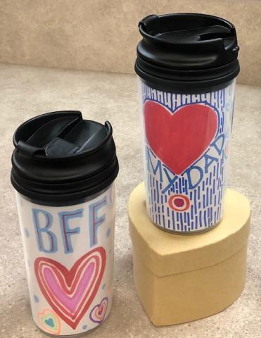 Color Your Own Travel Mug for Dad, Friend, or YOU!!