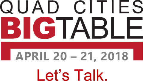 Quad Cities Big Table Logo April 20 - 21 2018