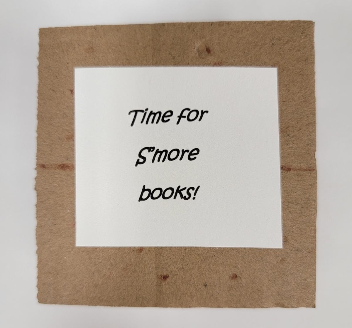 Time for S'More Books