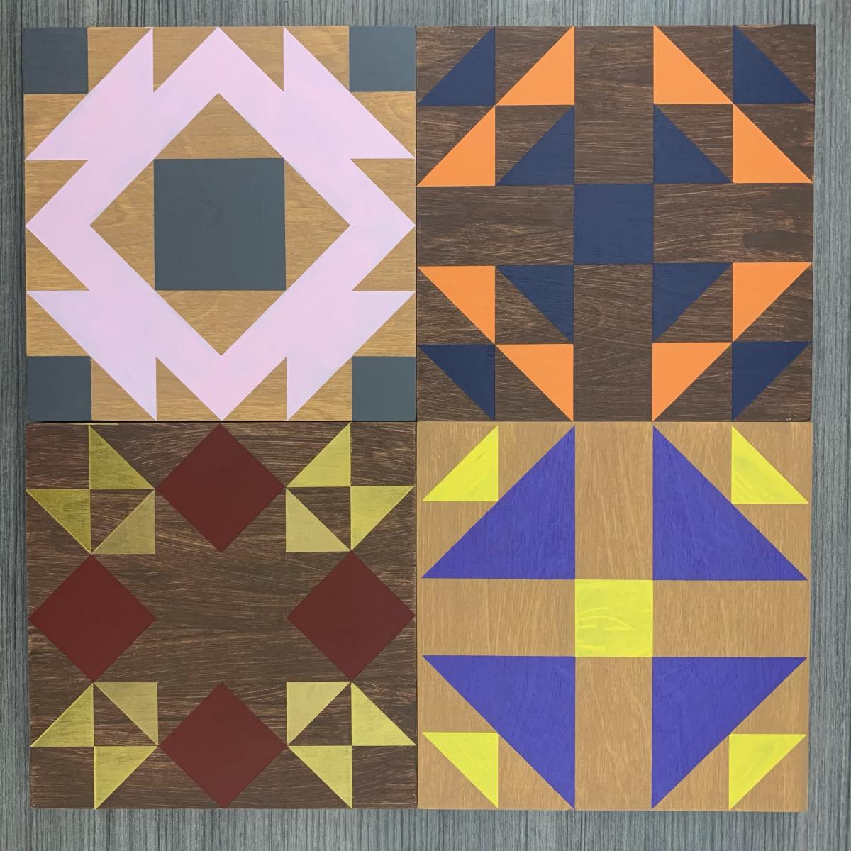Painted Barn Quilt Samples