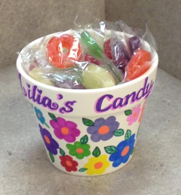 Color a pot to be a Catchall Caddy, or Candy Dish, or whatever!