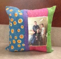 June Family Craft - Father's Day/Any day Photo Pillow Art with Sharpies