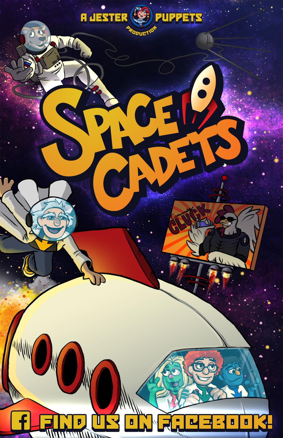 Space Cadets poster featuring characters from the show 
